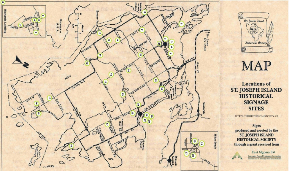 Map of Historical Signage Sites